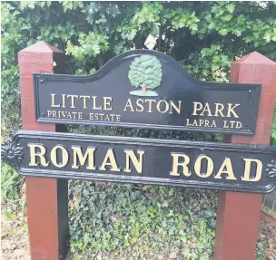  ??  ?? > Security gates and CCTV were proposed for three entrances to Little Aston Park