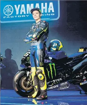  ?? FOTO: EFE ?? Valentino Rossi Le quedan dos campañas por delante de contrato con Yamaha