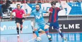  ?? FOTO: LNFS ?? Ricardinho podría estar en sus últimos días como jugador de Movistar Inter