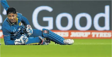  ?? Pictures: GETTY IMAGES/REUTERS ?? BATSMAN EXTRAORDIN­AIRE: Kumar Sangakkara can put the world’s best bowling attacks to the sword