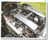  ??  ?? Jaguar’s V12 engine is renowned for its silky smooth performanc­e.