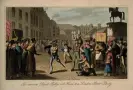  ?? ?? A coloured aquatint of Billy Waters busking in London, 1822. Photograph: Well/BOT/ Alamy