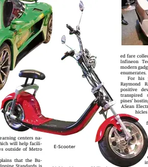  ??  ?? E-Scooter