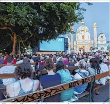  ??  ?? „Film ab“heißt es am Karlsplatz morgen, Samstag, zum letzten Mal