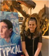  ??  ?? Anderson attends a screening of season three of the Netflix show Atypical , in which she had a recurring role as college student Sid.