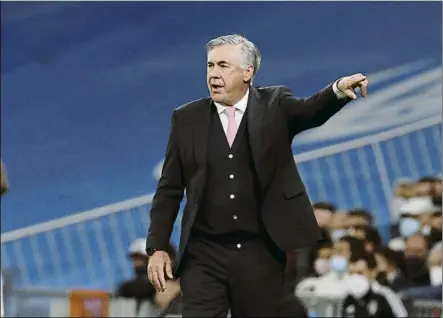  ?? FOTO: EFE ?? Carlo Ancelotti no dudó en señalar como “importante” el partido de esta tarde ante el Shakhtar en el Bernabéu