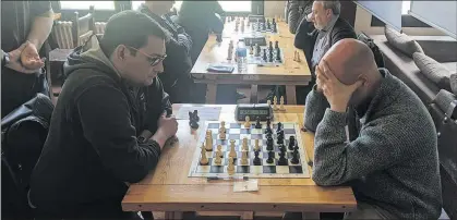  ?? FEDERACIó D’ESCACS VALLS D’ANDORRA ?? Un instant d’un partit de Cristofer Luke durant el torneig.