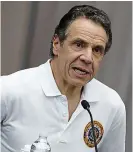  ??  ?? Playful: Cuomo apologised for banter