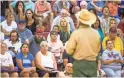  ?? TOM TINGLE/THE REPUBLIC ?? Mayer residents met Tuesday at Bradshaw Mountain High School in Prescott Valley.