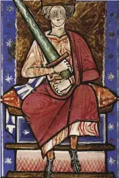  ??  ?? Hapless leader Æthelred the ‘unready’ or ‘ill-advised’. This Anglo-Saxon king’s attempt to repel the Vikings – from butchering them to buying them off – ultimately failed