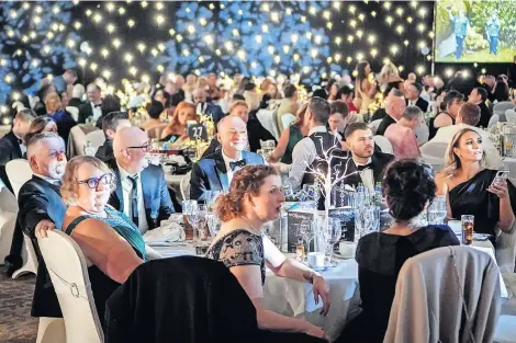  ?? ?? Sparkling occasion A total of £260,000 was collected to fund the hospice’s vital work of caring for patients