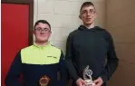  ??  ?? Over 14 winners: Paul Cleary 1st and Jack Carroll 2nd.