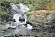  ??  ?? You can almost hear them! A recent rainfall had topped up the levels at the Webber Lake Falls near Middle Sackville NS. Warren Hoeg certainly captured the beauty of the