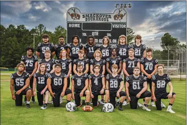  ?? Brittany Trabbic Photograph­y ?? Smackover Buckaroos: After missing the playoffs in 2021, Smackover heads to a new conference with several starters back on both sides of the ball this year. The Bucks open the season on Aug. 26 at home against Mayflower.