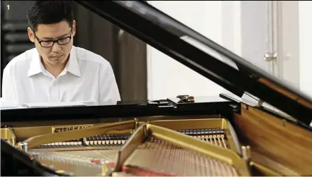  ??  ?? Pianist and composer Tay cher siang bagged 12 nomination­s in various categories. — Filepic