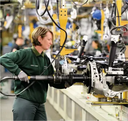  ??  ?? Three or four gigafactor­ies in the UK could bring 40,000 new automotive jobs. Top right.The Coventry vision