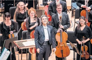  ?? ANTOINE SAITO ?? The Montreal Symphony Orchestra, under Kent Nagano, centre, has released a two-disc Decca album devoted to the first complete recording of Arthur Honegger and Jacques Ibert’s “L’Aiglon,” an opera inspired by the life of Napoleon II that premiered in 1937.