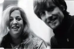  ??  ?? DREAM A LITTLE DREAM
Nash hanging out with Elliot in 1966, at the peak of their respective success with the Hollies and the Mamas and the Papas. “Mama Cass loved introducin­g people,” says Diltz. “She was a social catalyst — the Gertrude Stein of Laurel Canyon.”