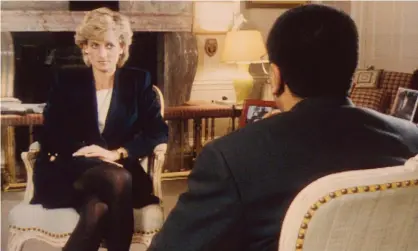  ?? Photograph: Tim Graham/Corbis/Getty Images ?? Diana, Princess of Wales, being interviewe­d by Martin Bashir for Panorama.