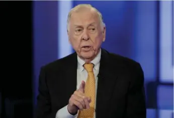  ?? RICHARD DREW/THE ASSOCIATED PRESS ?? T. Boone Pickens says his long-running dispute over failed wind farm bids is a matter of principle.