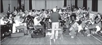  ?? 01_B42twe06 ?? Notes from a Small Island was the title of a musical project which took place on Arran over the October holidays bringing together young musicians from North Ayrshire, Aberdeen city and South Lanarkshir­e which culminated in a concert in Lamlash Hall.