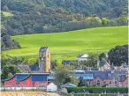  ??  ?? Left: Jim Perrett, Dunning Community Council chairman and right: a view of the village.