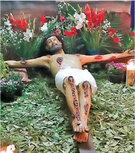  ?? ENRIQUE VÁZQUEZ ?? Cristo de La Piedad, uno de los más visitados.