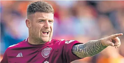  ?? Picture: SNS. ?? Bobby Linn insists talk of a play-off spot for Arbroath is premature and insists the Angus side’s goal is to remain in the Championsh­ip.