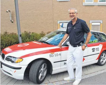  ?? FOTO: VALERIE GERARDS ?? Dr. Ekhard Stegmann ist Oberarzt beim DRK in Tuttlingen – und bei vielen Unglücken und Notfällen vor Ort.