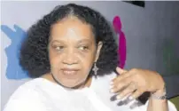  ??  ?? GOODISON... lauded for her selfless service to the youth of Jamaica through the envisionin­g and implementa­tion of meaningful programmes