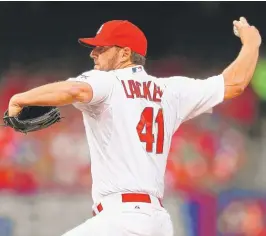  ?? | GETTY IMAGES ?? Game 1 starter John Lackey, 36, has been a lifesaver for the injury-ravaged Cardinals this season. He will be making his 19th postseason start Friday.