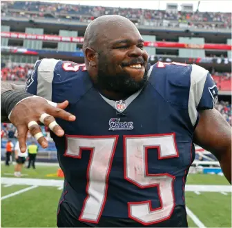 ?? STAFF FILE PHOTO By NANCy LANE ?? IT’S OVER: Former Pats nose tackle Vince Wilfork is ready to retire.