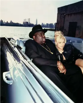  ?? Photograph: Eric Johnson ?? ‘I was a really hot photograph­er so it was a perfect match’ … Biggie and Faith in 1995.