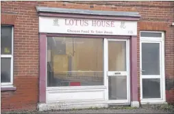  ?? Picture: Chris Davey FM4653895 ?? Former Lotus House Chinese takeaway in Wincheap had been earmarked to become a kebab house