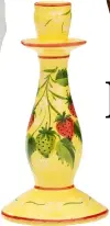  ?? ?? Strawberry Fields ceramic candle holder, £49.95, Anna + Nina (www. libertylon­don.com)