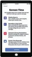  ?? Democrat-Gazette photo illustrati­on/ CELIA STOREY ?? This screen grab shows menu options for the Screen Time app on iPhone.