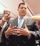  ?? TY LOHR/USA TODAY NETWORK ?? Pennsylvan­ia state Rep. Mark Rozzi says he was abused by a priest as a child.