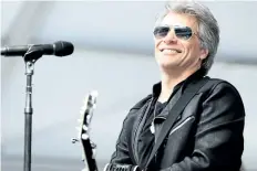  ?? JULIO CORTEZ/AP FILES ?? Musician Jon Bon Jovi performs in May.