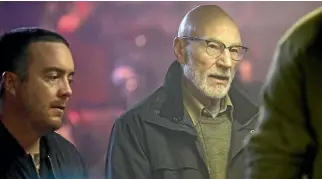  ?? SUPPLIED ?? The Green Room offered up Patrick Stewart as you’ve never seen him before.