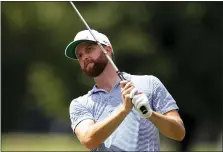  ?? CARLOS OSORIO — THE ASSOCIATED PRESS ?? Chris Kirk drives on the 15th tee during the second round of the Rocket Mortgage Classic golf tournament, Friday, July 3, 2020, at the Detroit Golf Club in Detroit.