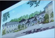 ?? IMAGE FROM SCREENSHOT ?? An artist’s rendering of what the proposed assisted living senior facility in Limerick would look like.