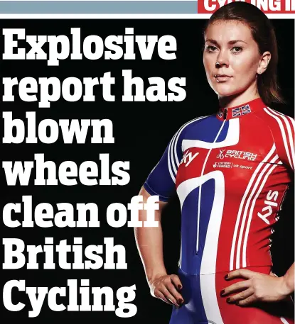  ??  ?? Axed: Jess Varnish (left) had medal prospects ahead of the Rio Games in 2016