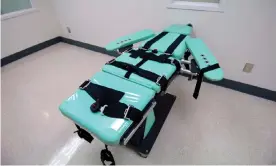  ?? Photograph: Handout/Reuters ?? The lethal injection room at San Quentin state prison in California. The medicines being stockpiled to kill death row prisoners are vital for treating Covid-19 patients, the letter’s signatorie­s said.