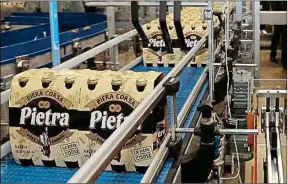  ??  ?? La qualité de la bière corse Pietra a été reconnue internatio­nalement.