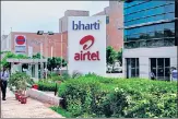  ?? MINT ?? Bharti Airtel Ltd reported a March quarter profit of ₹759 crore from a loss of ₹5,237 crore a year ago.