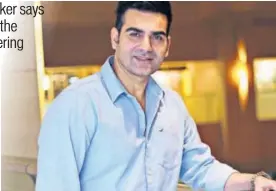  ?? PHOTO: SHIVAM SAXENA/HT ?? Arbaaz Khan produced Dabangg, and then directed Dabangg 2 in 2012