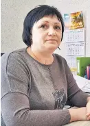  ?? Foto: Schocher ?? Alla Mironowa, Chefin der Landratsge­meinde Inhulka.