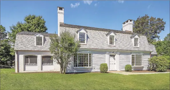  ?? William Raveis Real Estate / Contribute­d photo ?? Southport is the ideal setting for this classic New England residence that has been completely renovated in 2020 to create a modern oasis.