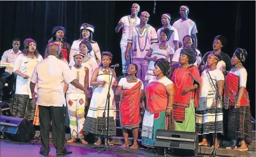  ?? Picture: SUPPLIED ?? NEEDING SOME VOICES: Mdantsane Gospel Choir will be hosting auditions for singing hopefuls next Friday at the Mdantsane City Mall