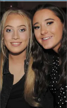  ??  ?? Seóna Halligan and Ellen McBride at the Louth LGFA awards night in The Lisdoo.